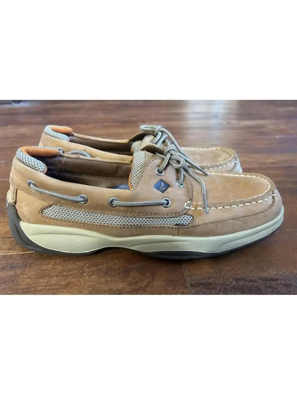 Sperry Men's Leather Upper Boat Shoes Size 9.5M